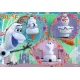 Ravensburger puzzel 2x12 stukjes 3+ Disney Frozen 2 Iedereen houdt van Olaf